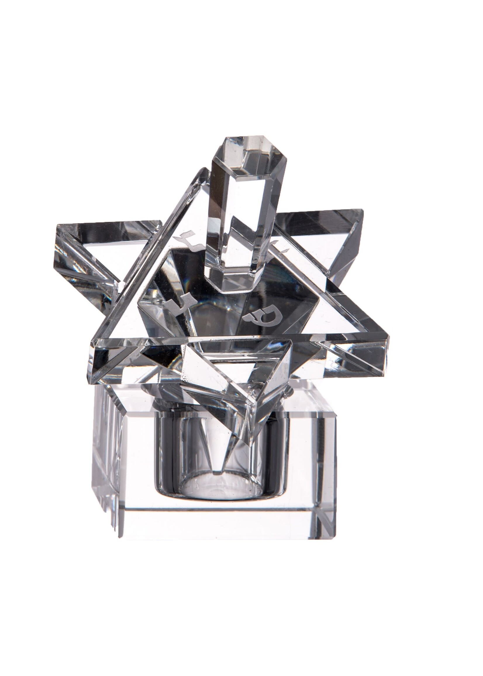 DREIDEL CRYSTAL STAR OF DAVID