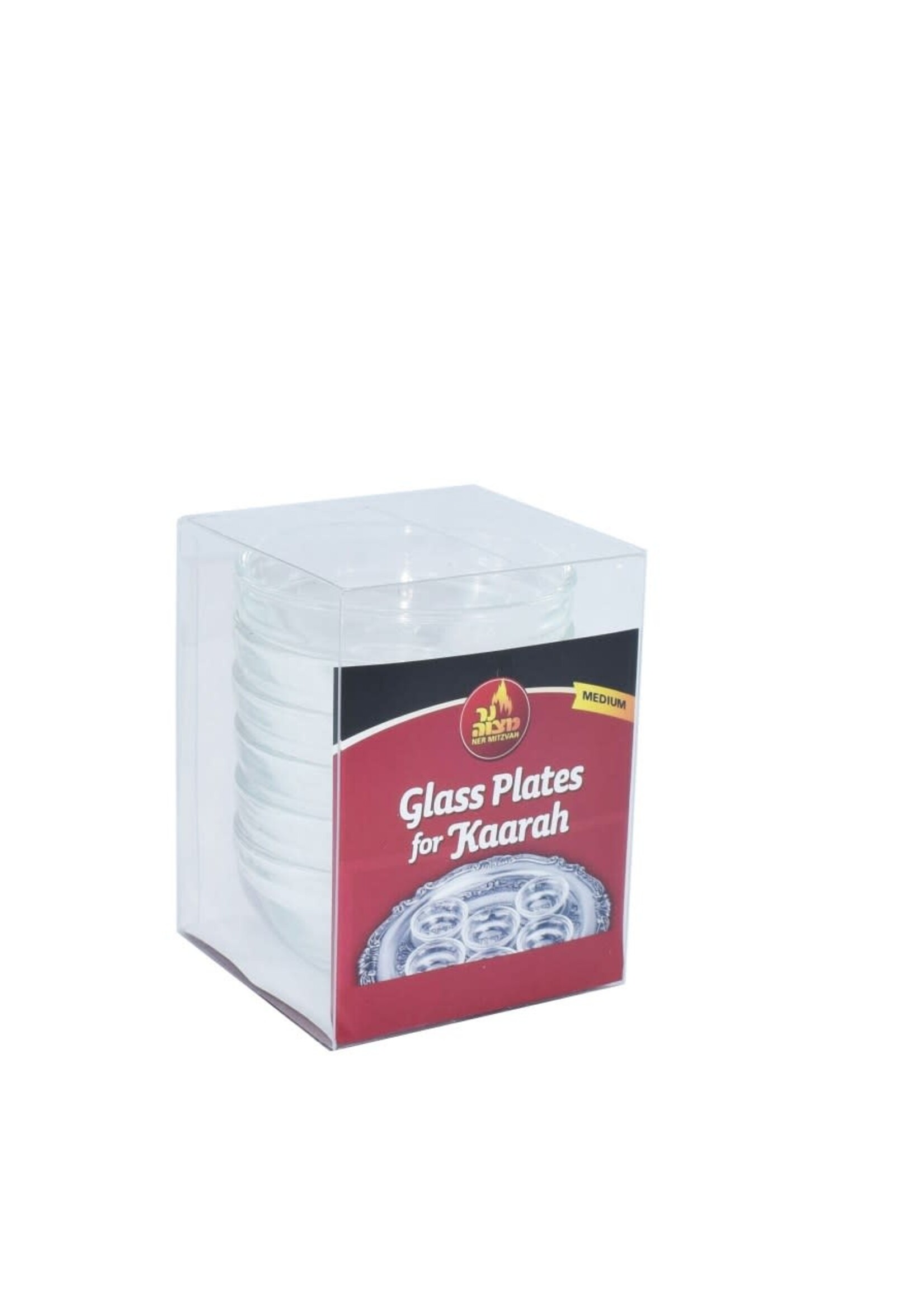 GLASS SEDER  PLATE LINERS MEDIUM