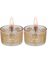 TEALIGHT CANDLE HOLDER JERUSALEM GOLD