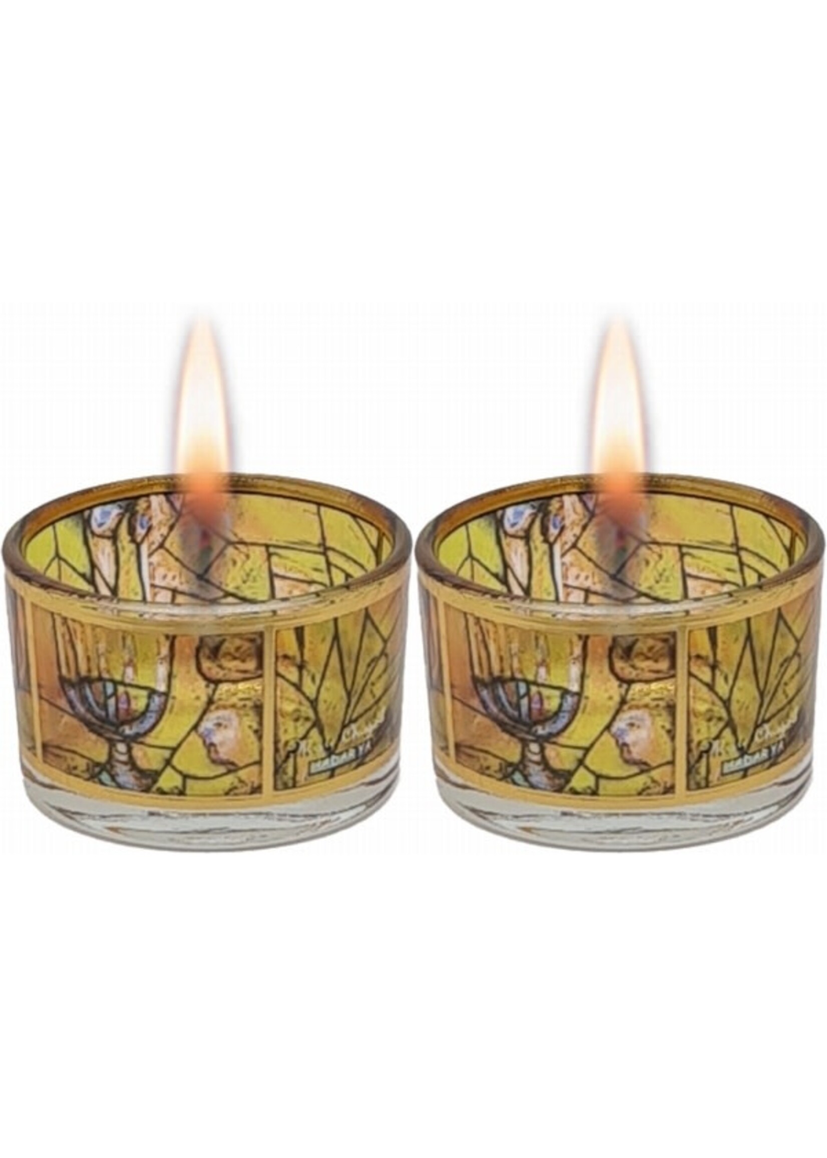 TEALIGHT CANDLE HOLDER CHAGALL AMBER
