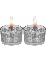 TEALIGHT CANDLE HOLDER JERUSALEM SILVER