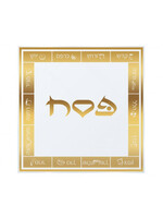 PASSOVER CHARGER LUCITE  GOLD SEDER BORDER