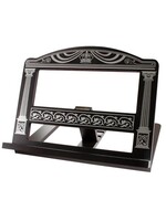 TABLETOP SHTENDER DARK WOOD SILVER ARCHWAYS