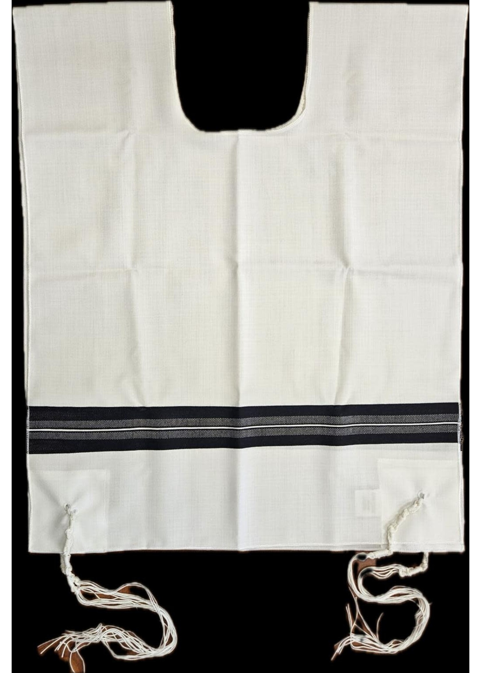 MMJ WOOL TZITZIS CHABAD ROUND NECK ADULTS