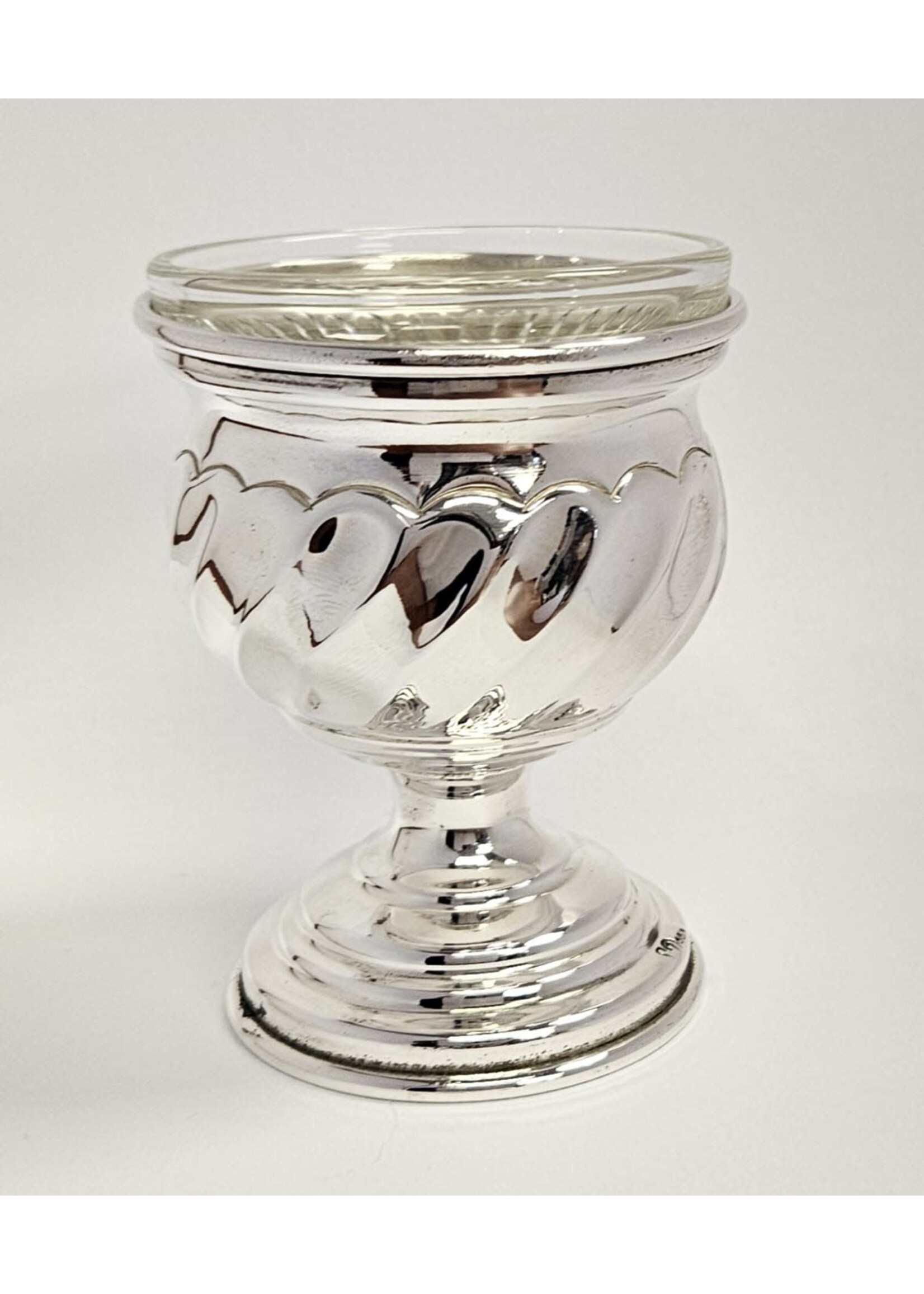 SALT DISH SILVER DIPPED WAVES