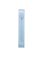 MEZUZAH EPOXY SOLID 15CM WHITE SILVER SHIN