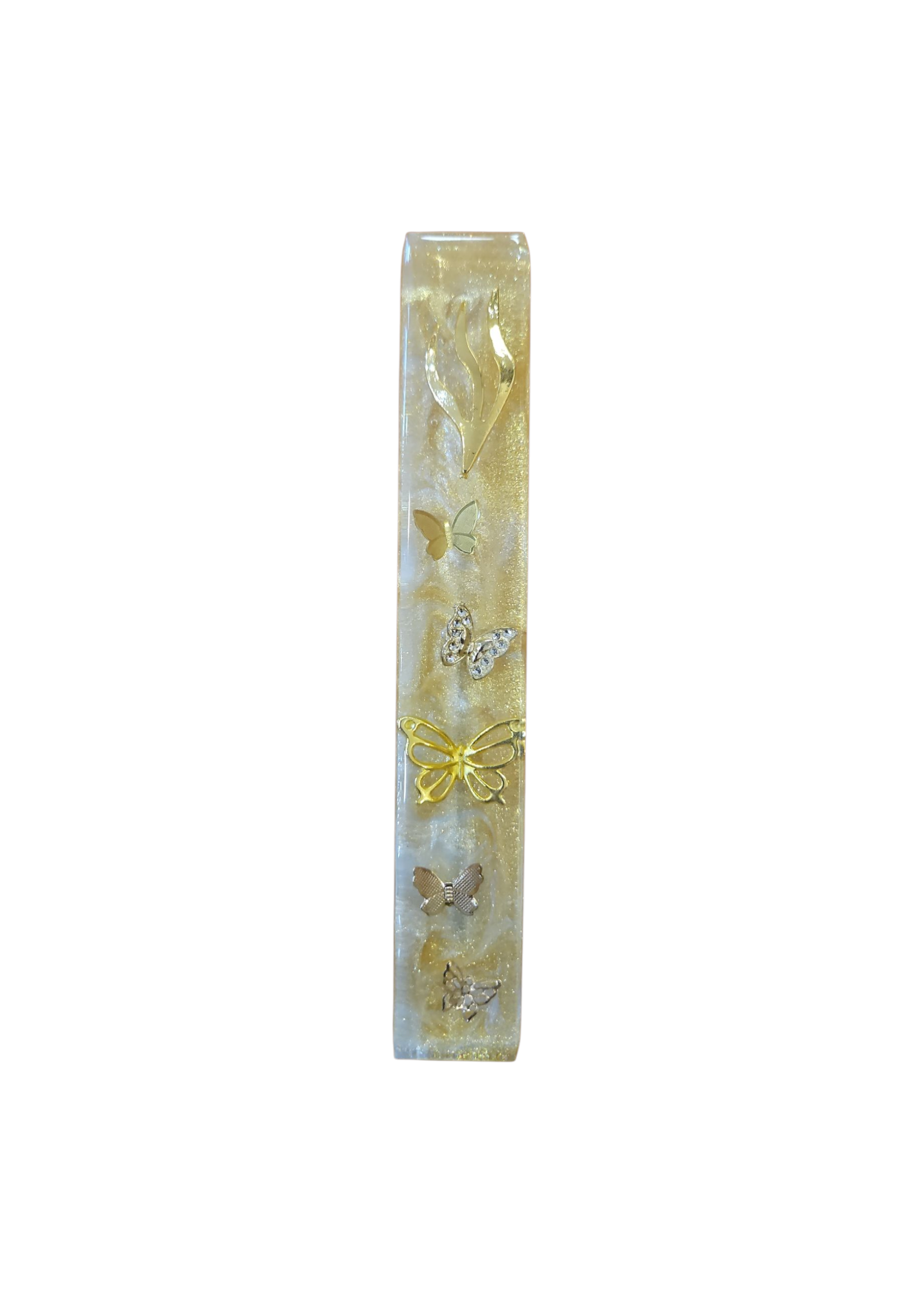 MEZUZAH EPOXY BUTTERFLY THEME 12CM