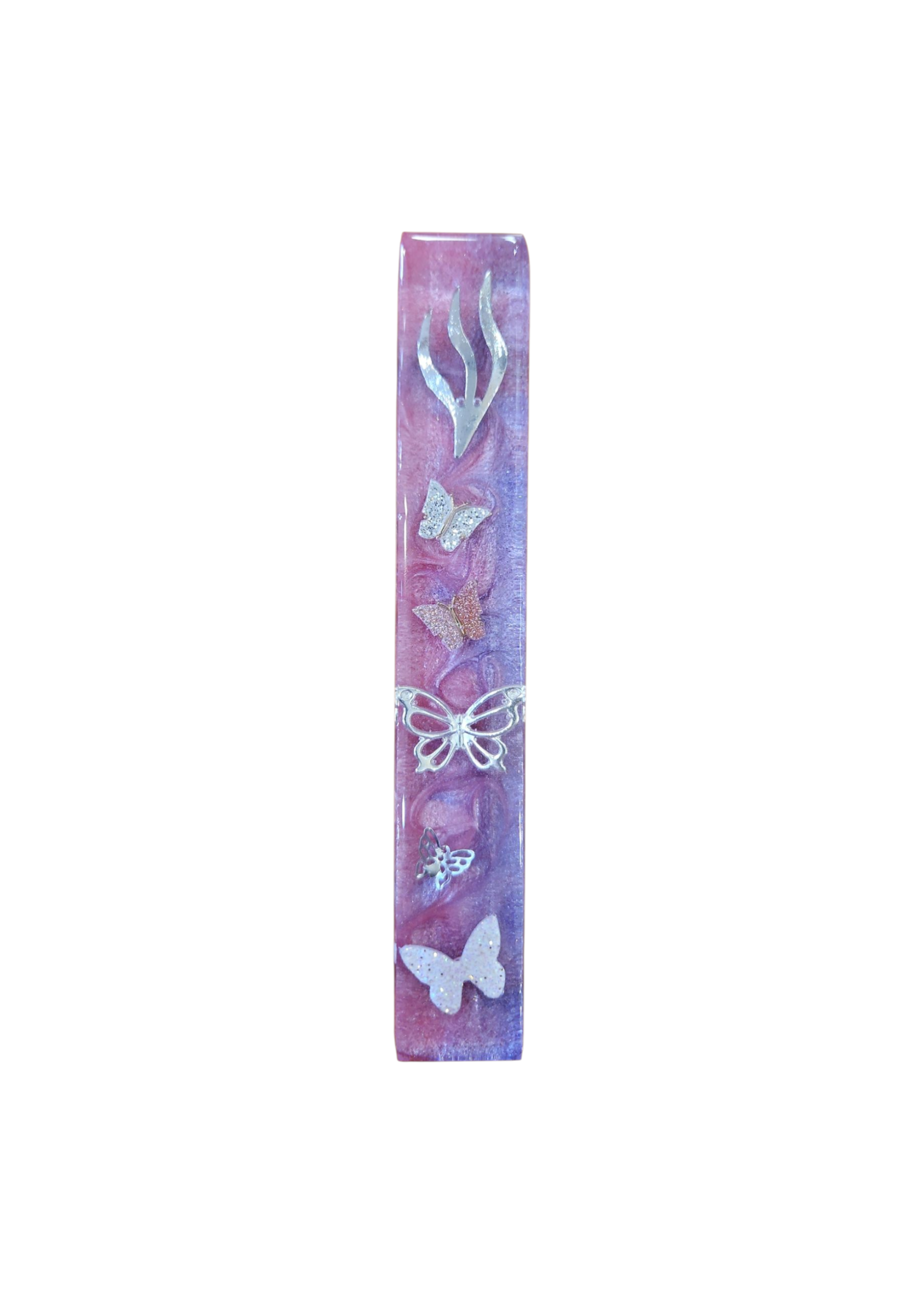 MEZUZAH EPOXY BUTTERFLY THEME 12CM