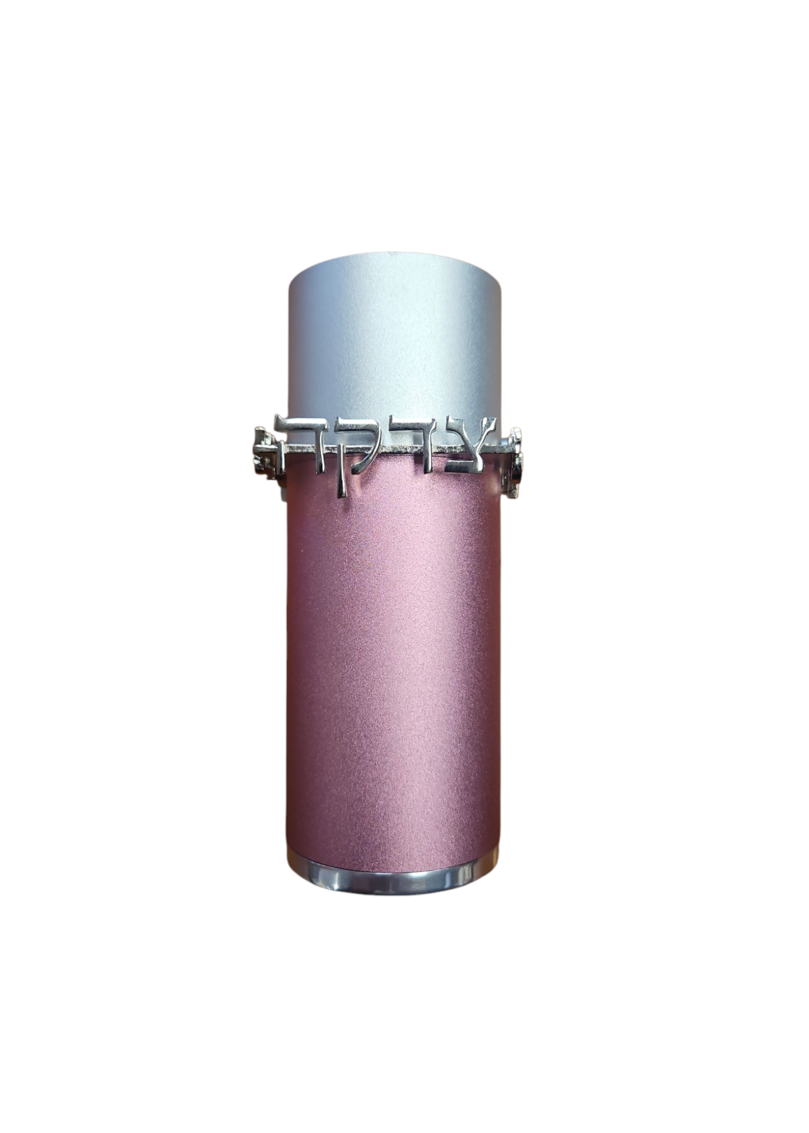 CHARITY BOX 3D "TZEDAKAH"  PINK