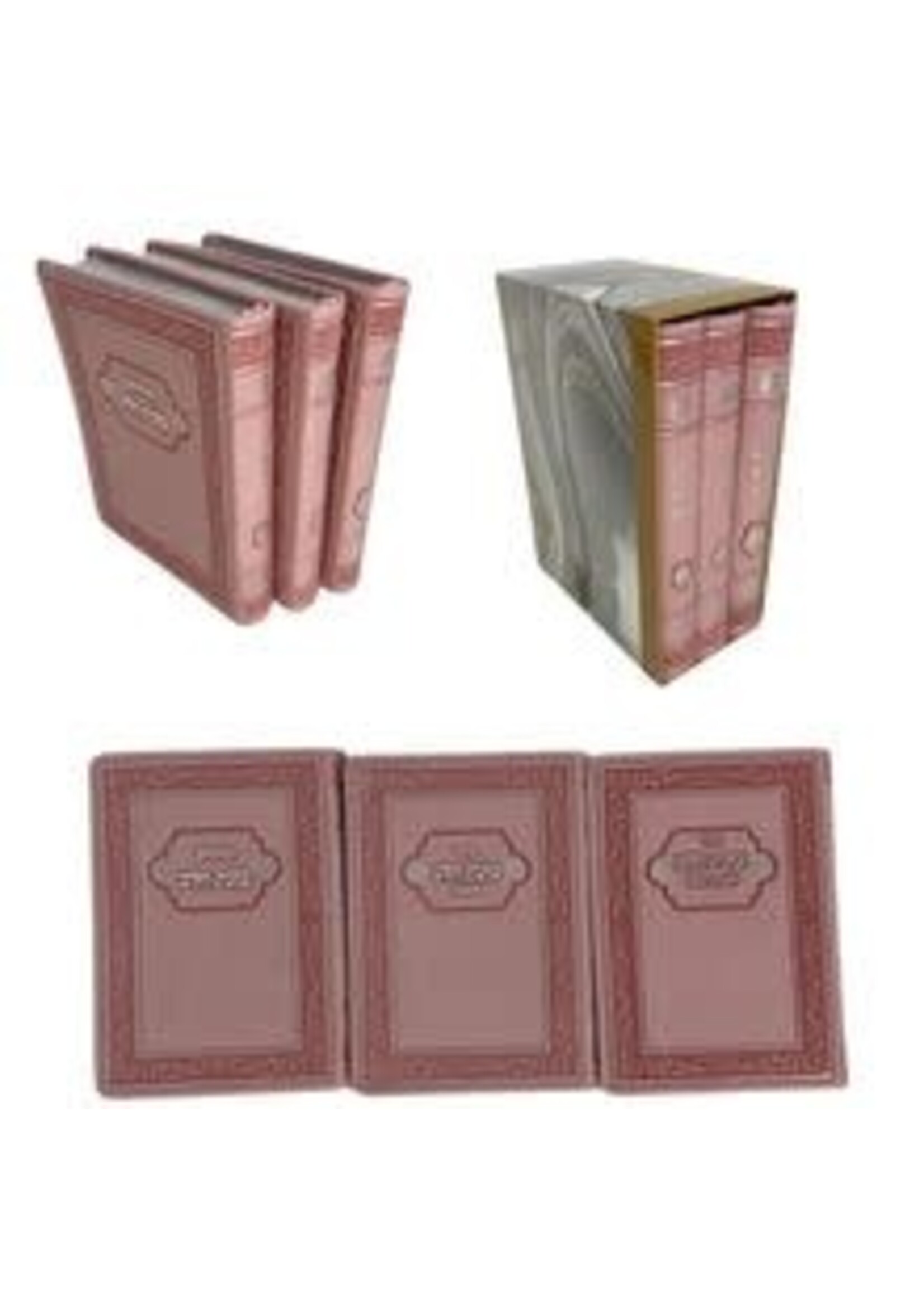 SIDDUR KAVANAT HALEV FAUX LEATHER FLEX 3 VOL SET PINK - 3.5X5"