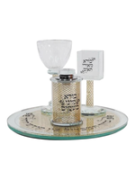 HAVDALAH CRYSTAL SET GOLD MESH