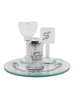 HAVDALAH CRYSTAL SET SILVER MESH