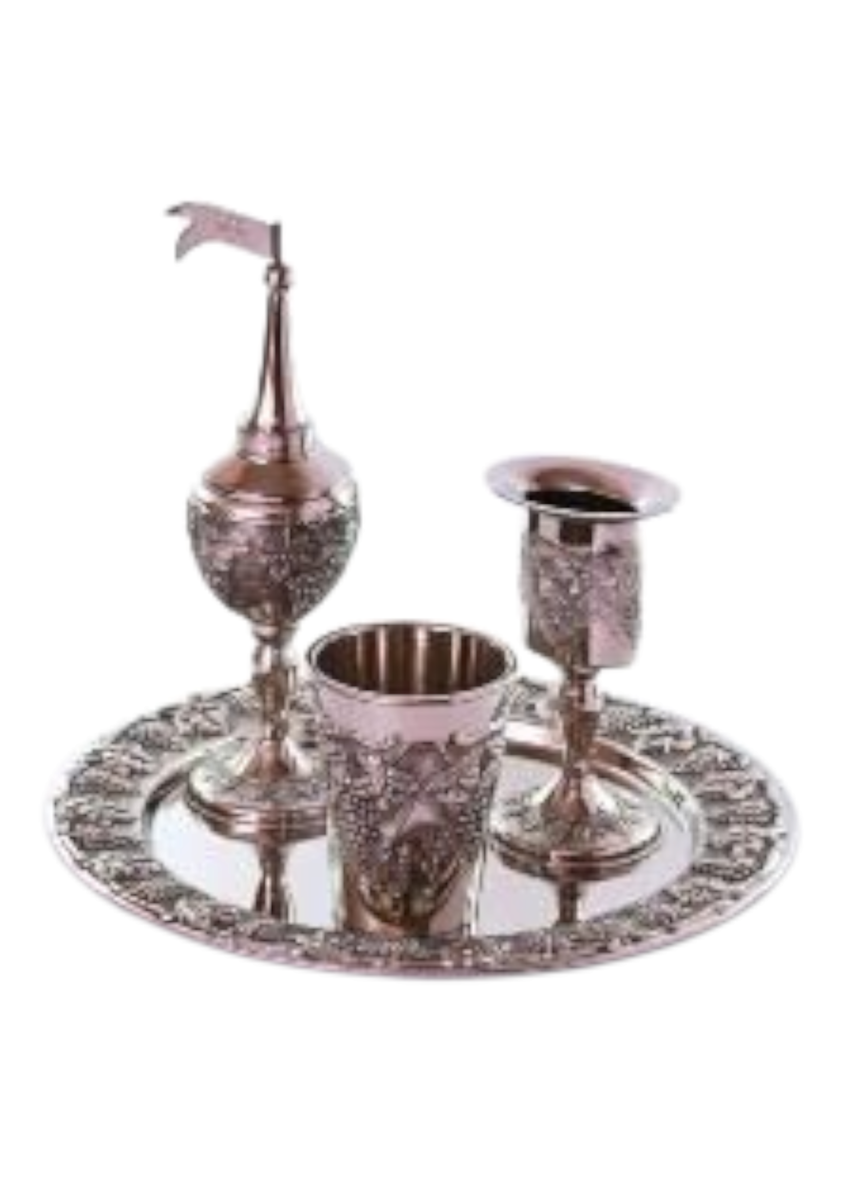 HAVDALAH SET BUNCHES OF GRAPES NICKEL PLATE