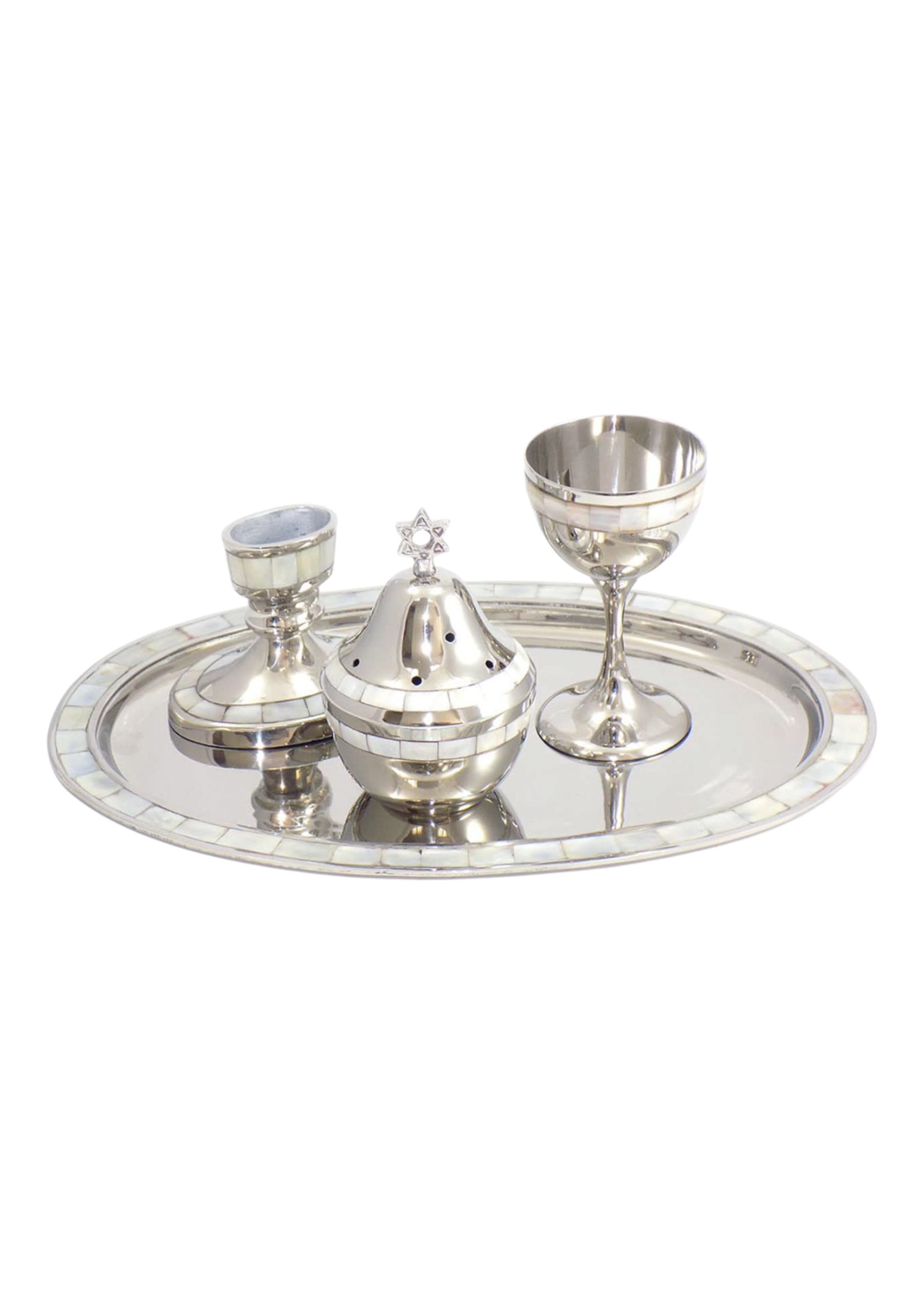 HAVDALAH SET MOTHER OF PEARL INLAY