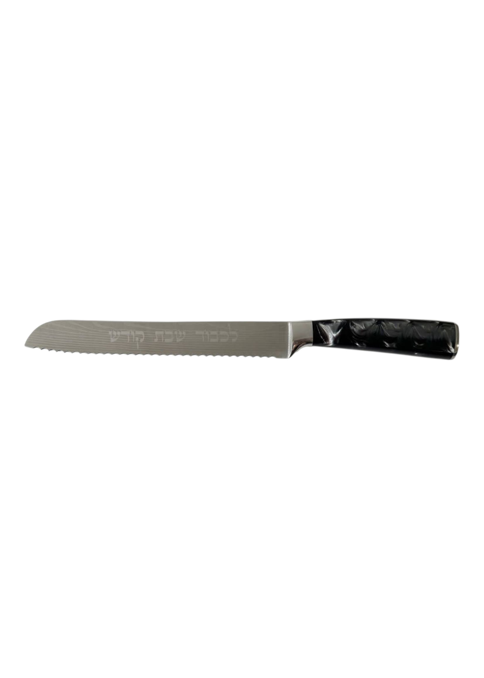 CHALLAH KNIFE BLACK RESIN HANDLE