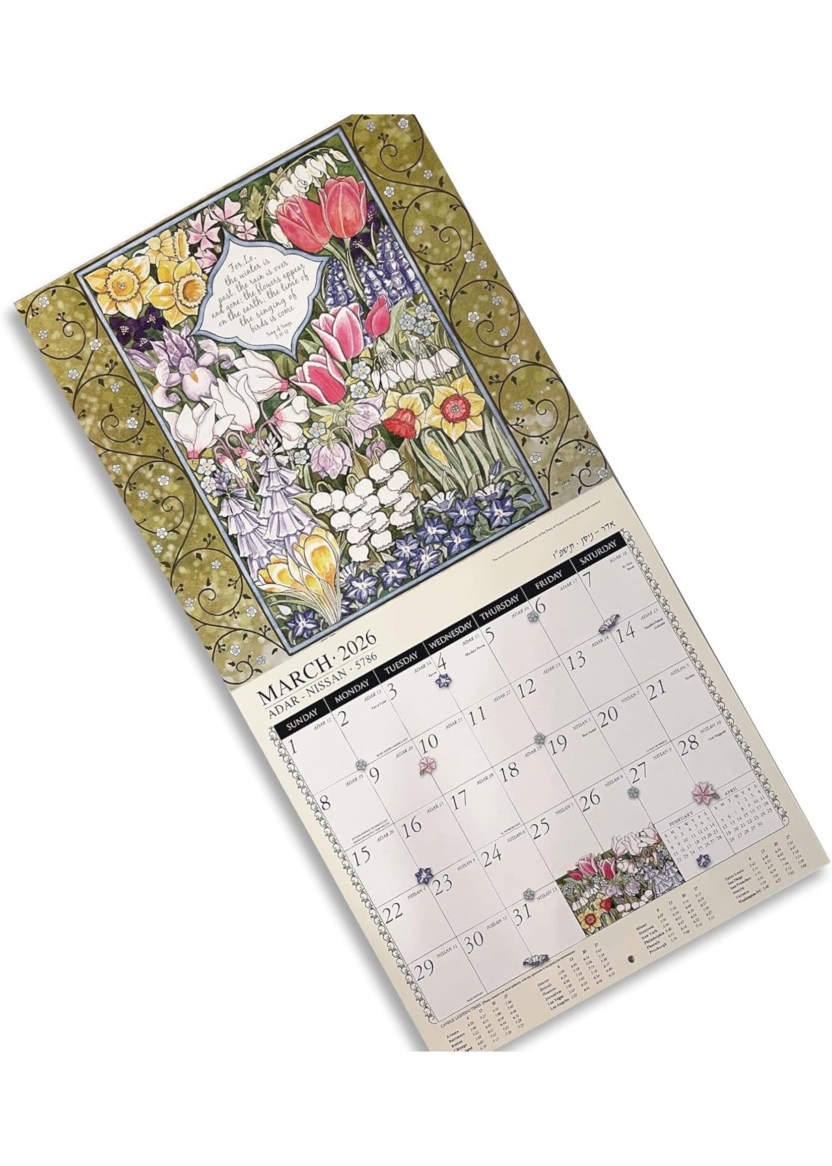 THE JEWISH ART CALENDAR 2026 - 5785 / 5787