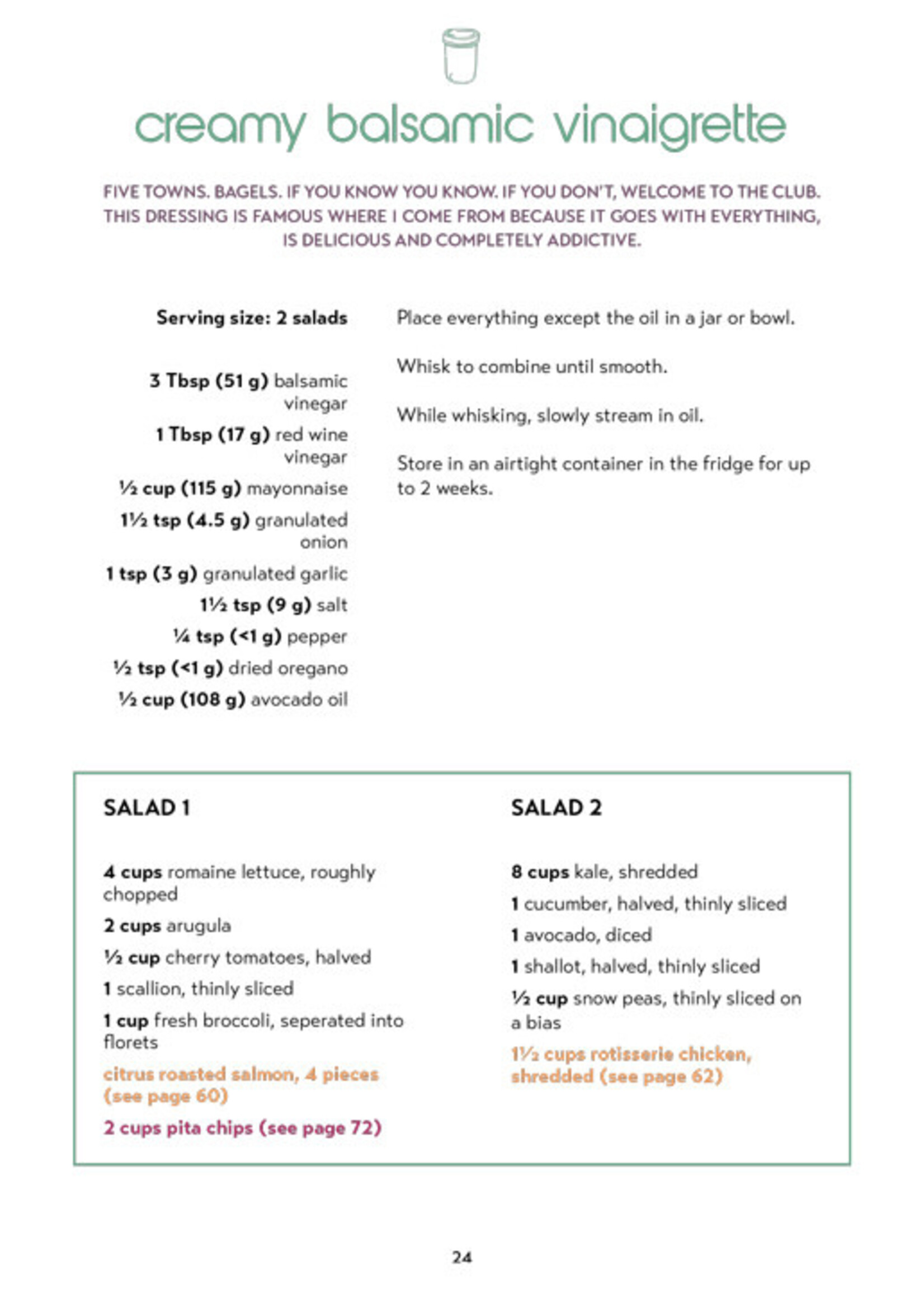 SALAD FORMULA MICRO PEAS THE MINI COOKBOOK SERIES