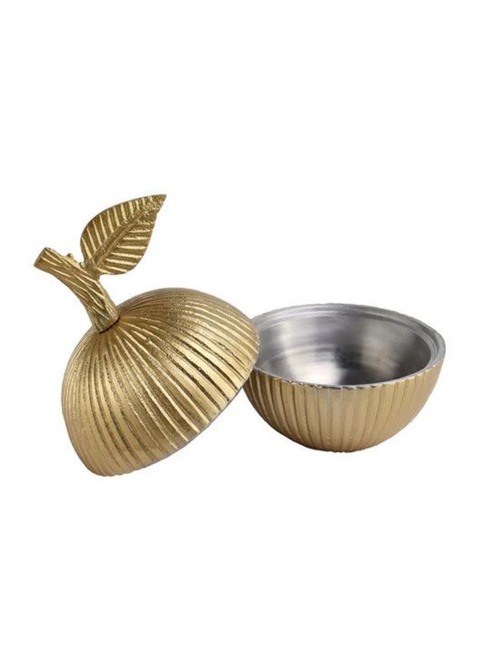 HONEY DISH GOLDEN APPLE - TEXTURED ALUMINIUM