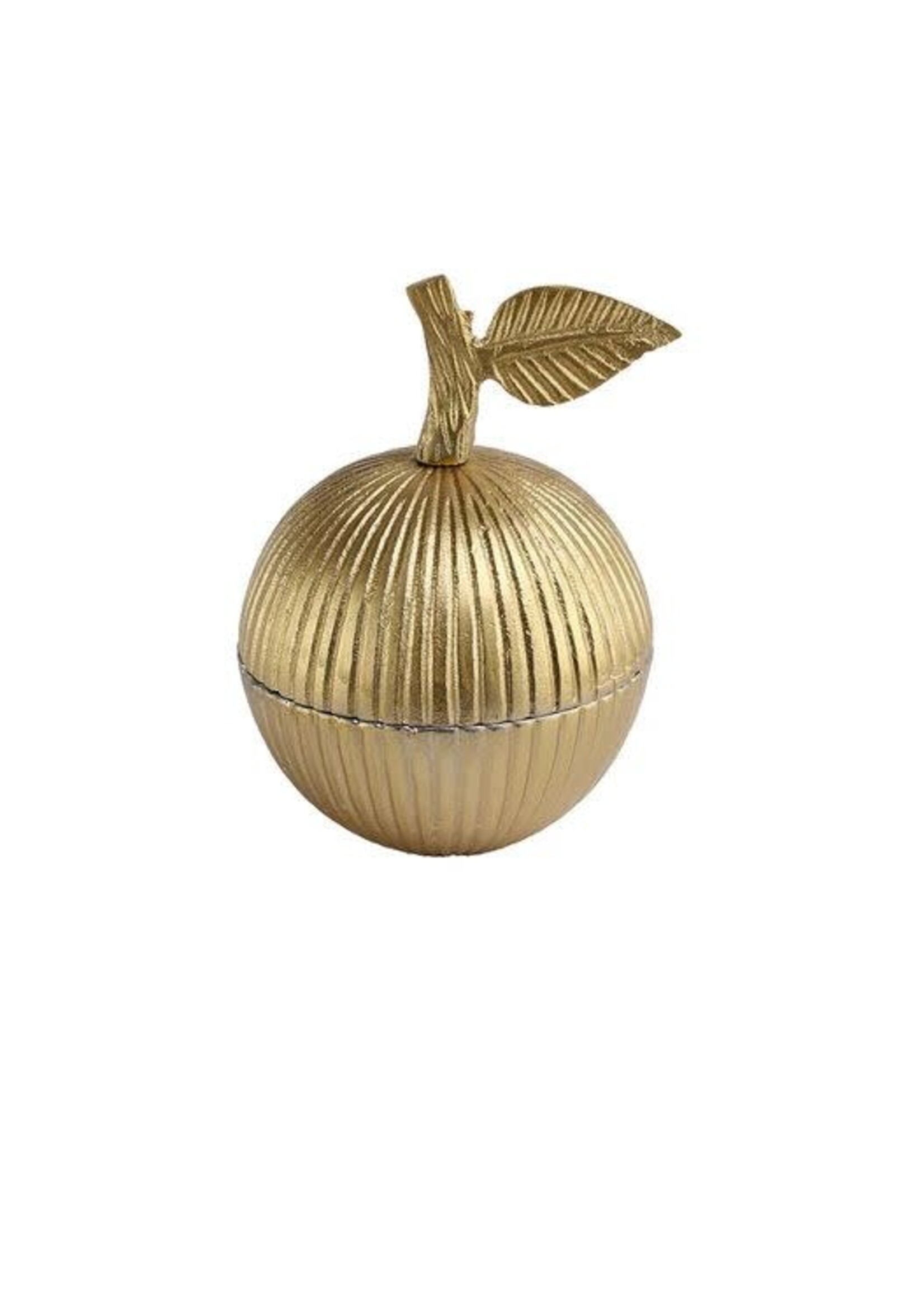 HONEY DISH GOLDEN APPLE - TEXTURED ALUMINIUM
