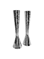 CANDLESTICKS HAMMERED CONE 925 -25 CM