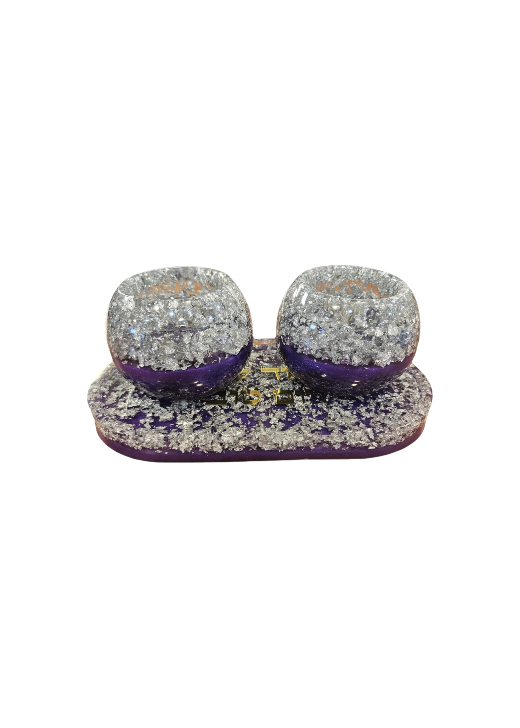 TEALIGHT HOLDER EPOXY OVAL TRAY