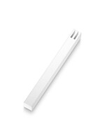 MEZUZAH WHITE GEOMETRIC SHIN 10 CM