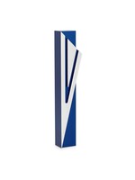 MEZUZAH DARK BLUE CAPITAL SHIN 12CM