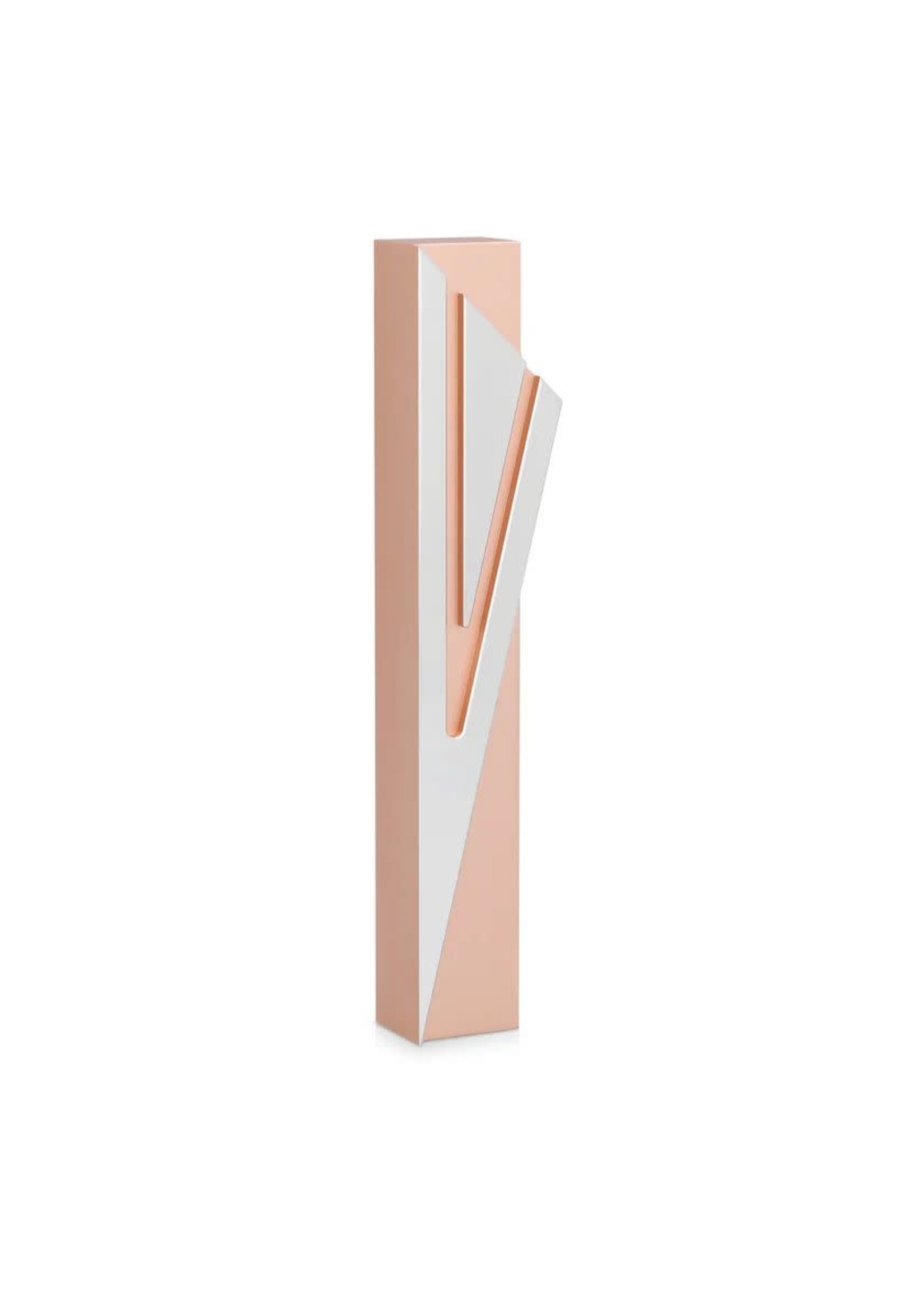 MEZUZAH COVER CAPITAL SHIN LIGHT PINK 12CM