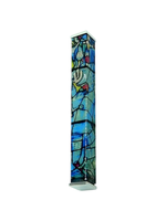 MEZUZAH MARC CHAGALL TEAL DESIGN