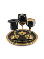 HAVDALAH SET BLACK  & GOLD ENAMEL