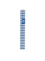 MEZUZAH DARK BLUE GROOVED ALUMINUM 12 CM