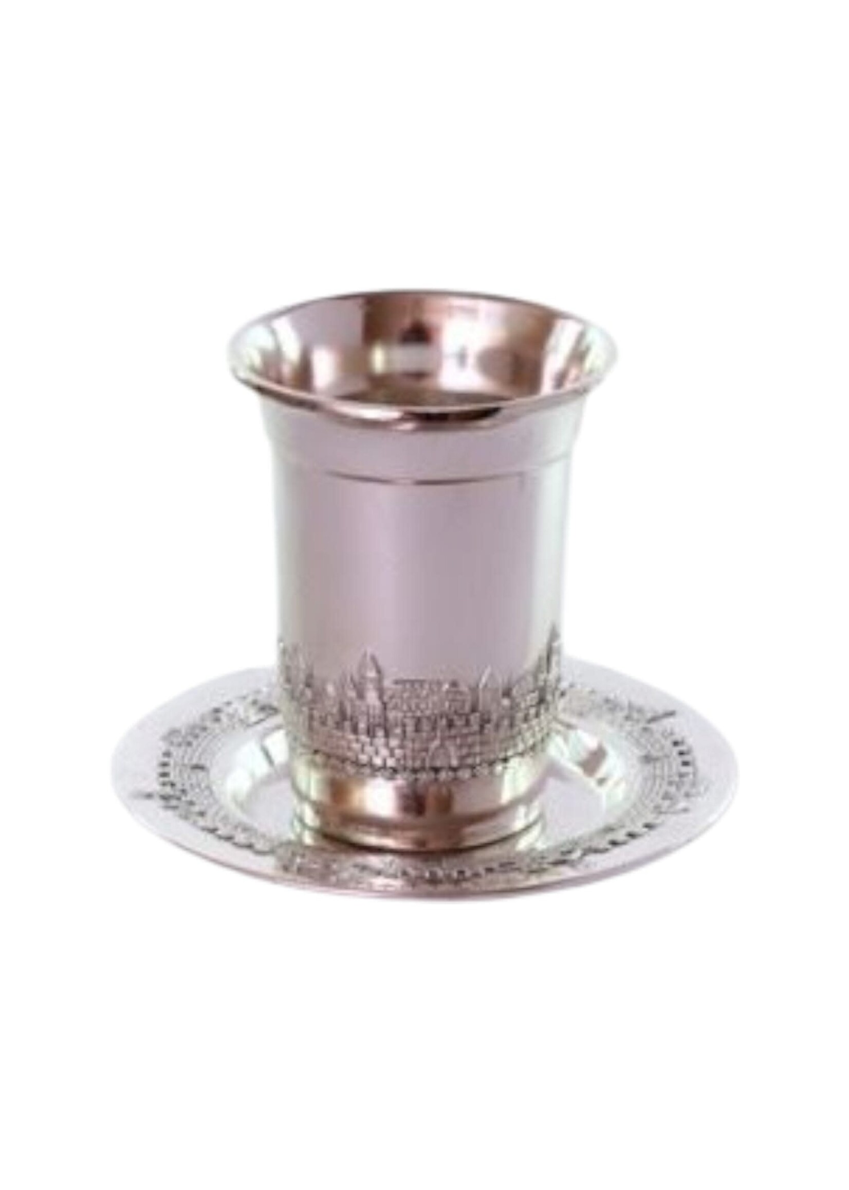 KIDDUSH SILVER PLATED JERUSALEM