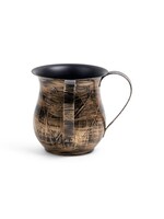 WASH CUP GOLD & BLACK DIAMOND TEXTURED FINISH