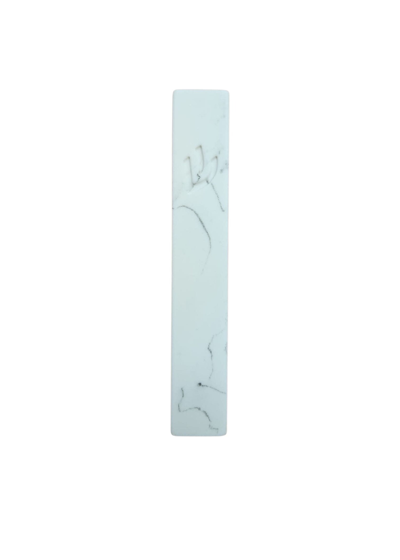 MEZUZAH WHITE MARBLE 15 CM