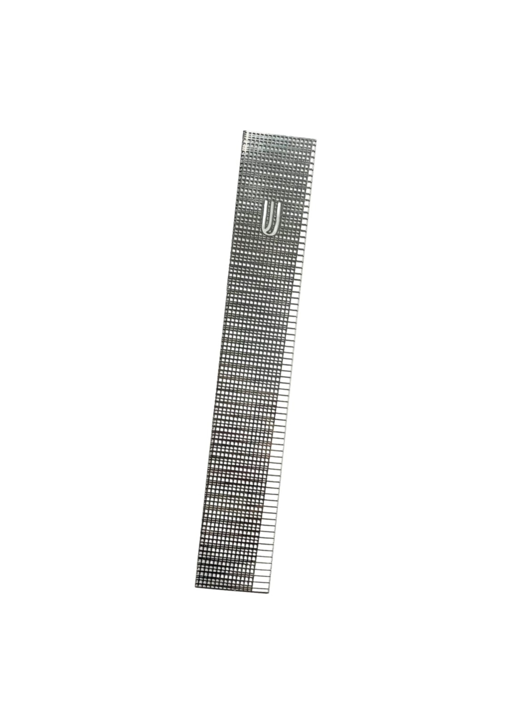 MEZUZAH NOTEBOOK SILVER OVER WHITE 12 CM   - LASER CUT STEEL