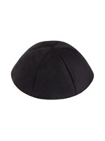 KIPPAH TERYLENE BLACK 6 PACK