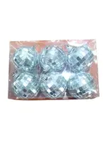 MIRROR DISCO BALLS  2"- 6 Pack