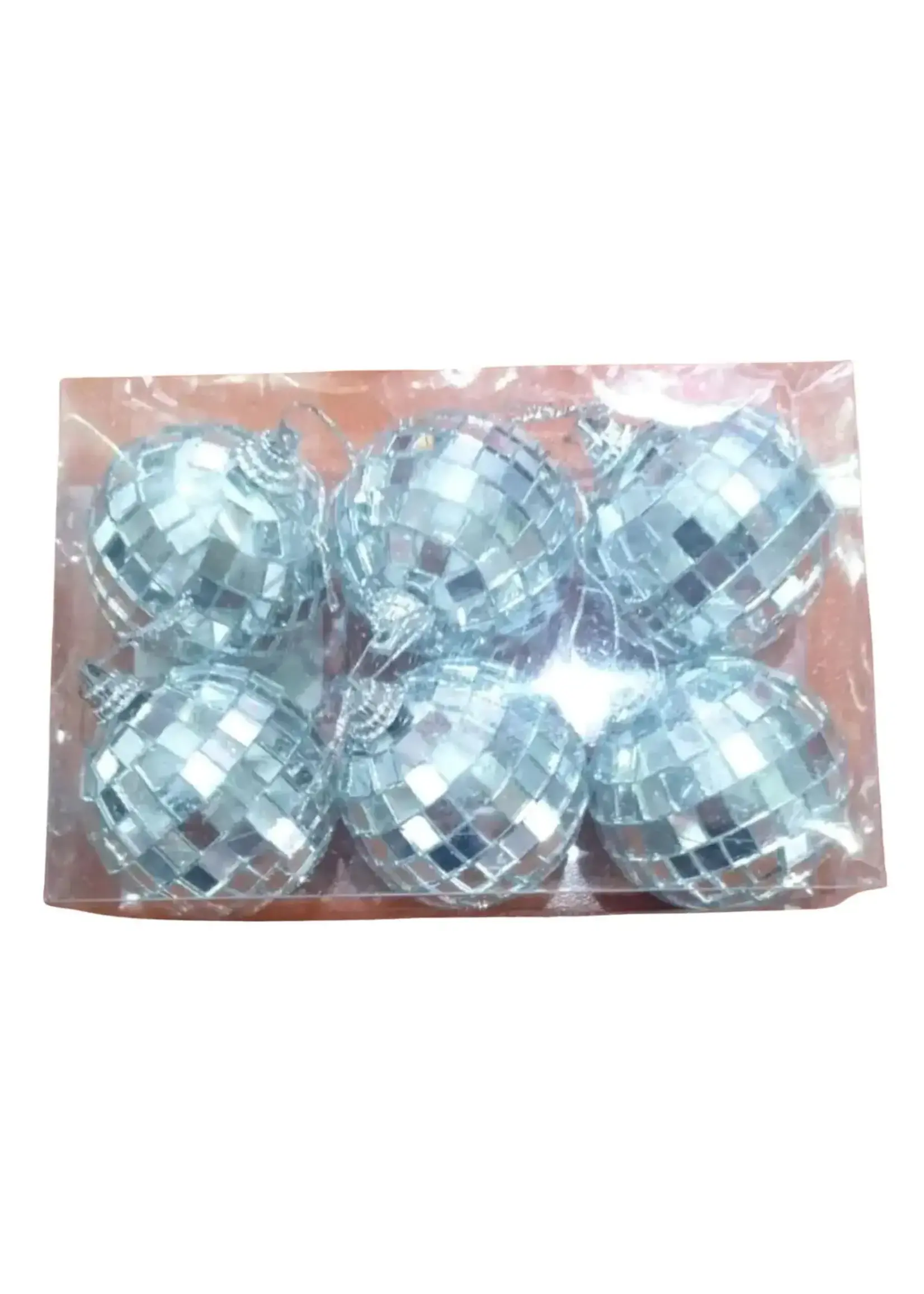 MIRROR DISCO BALLS  2"- 6 Pack