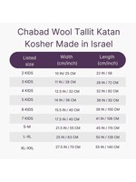 WOOL TZITZIS CHABAD ROUND NECK KIDS 12