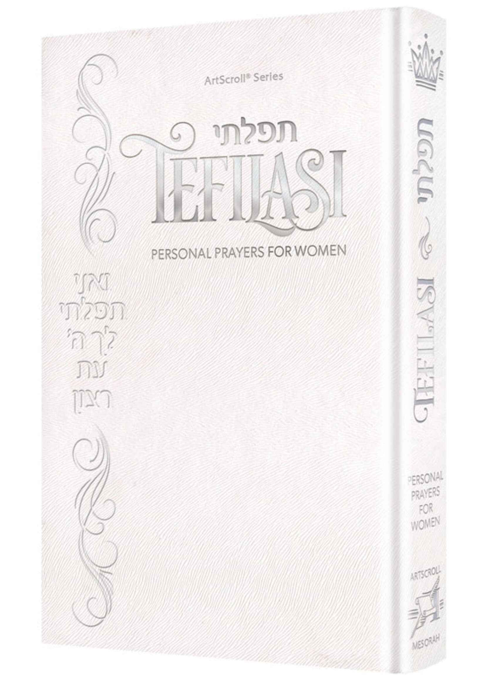 TEFILASI WHITE  PERSONAL PRAYERS FOR WOMAN DELUXE EDITION