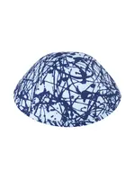 KIPPAH BLUE PAINT SPLATTER