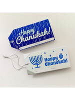 CHANUKAH GIFT TAGS - PRISMATIC - 8 PACK