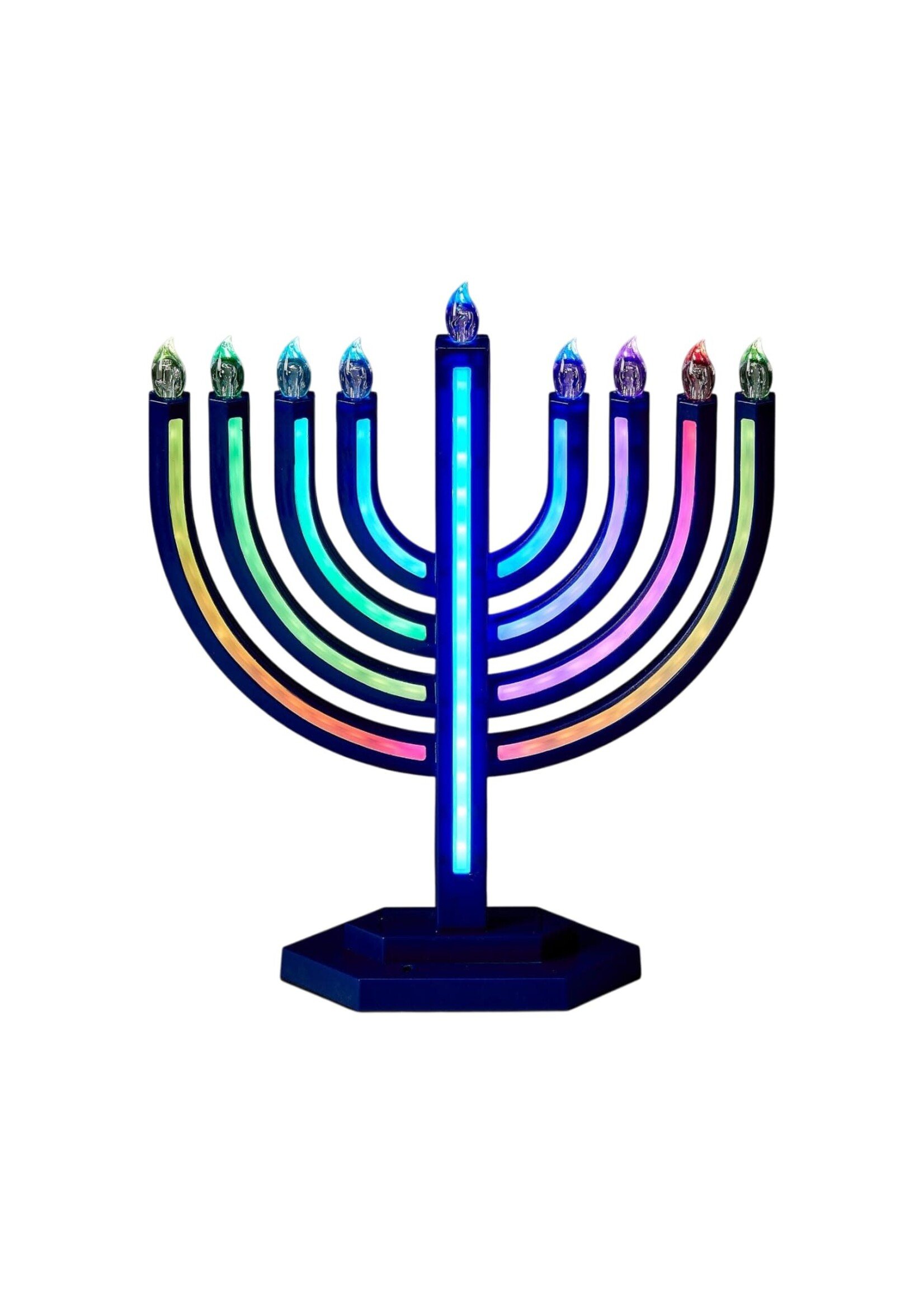 ELECTRIC MENORAH LED COLOR CHANGING LIGHTS
