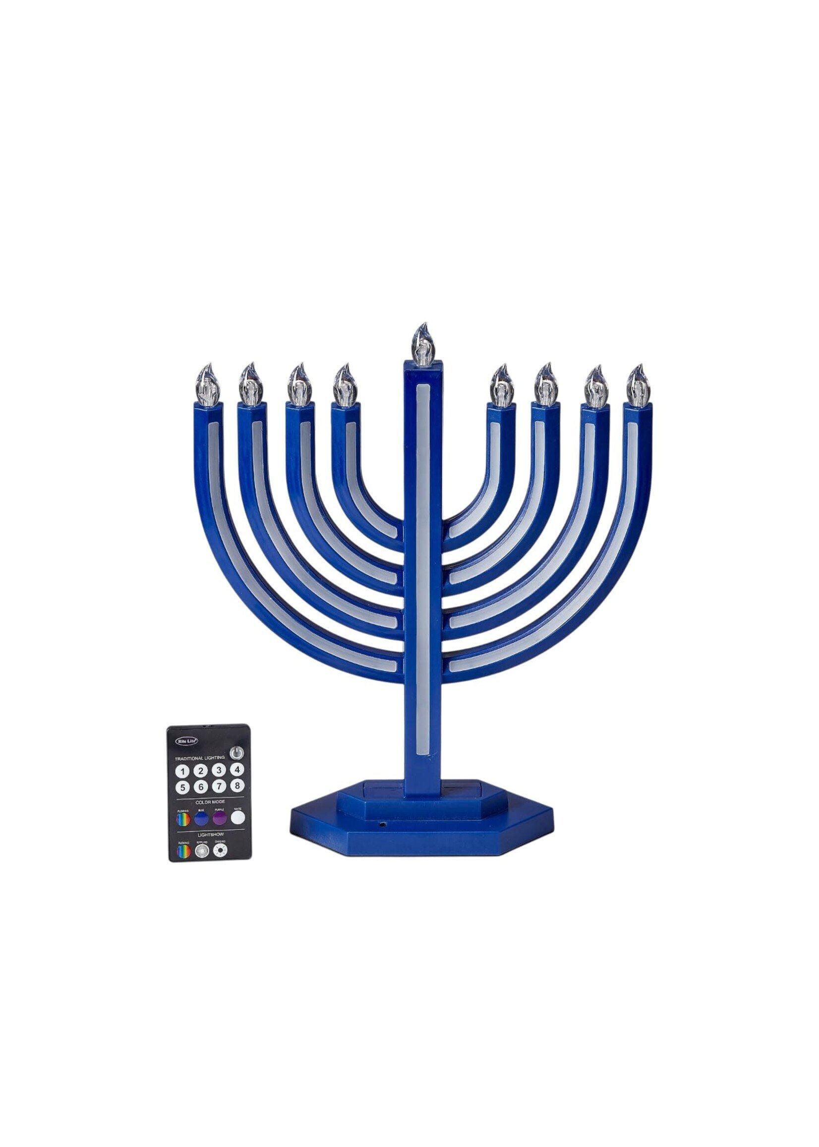 ELECTRIC MENORAH LED COLOR CHANGING LIGHTS