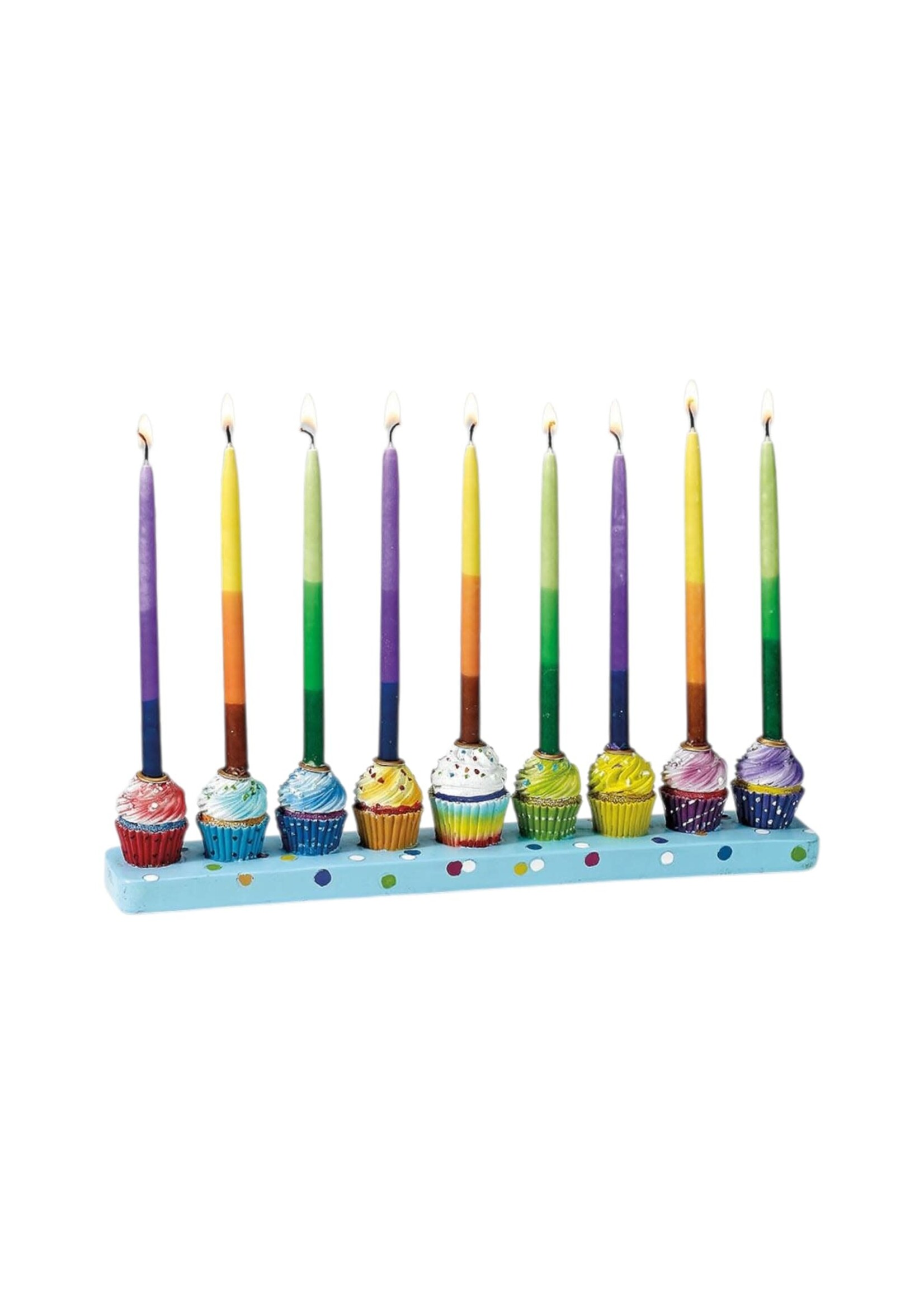 MENORAH COLORFUL CUPCAKES