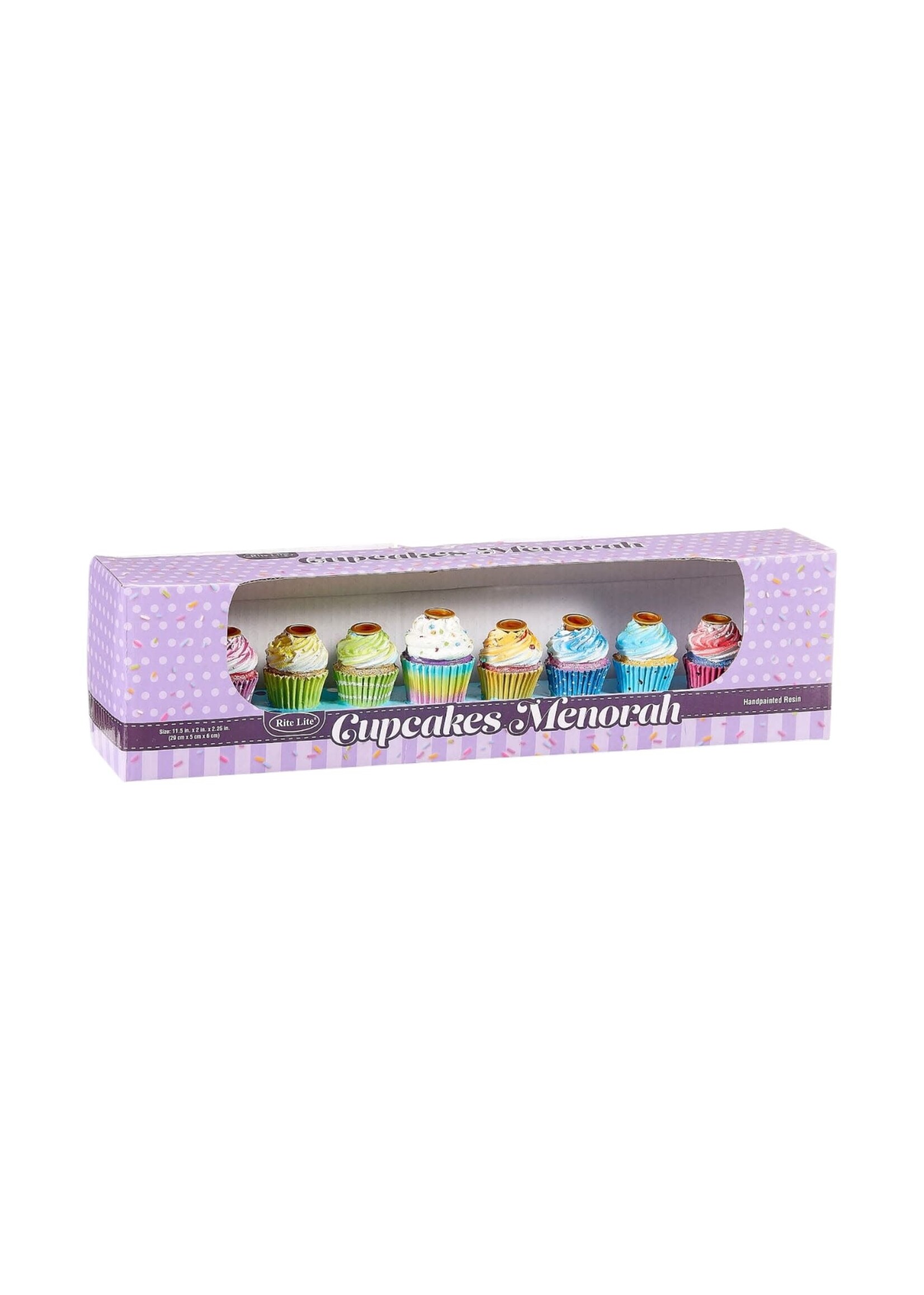 MENORAH COLORFUL CUPCAKES