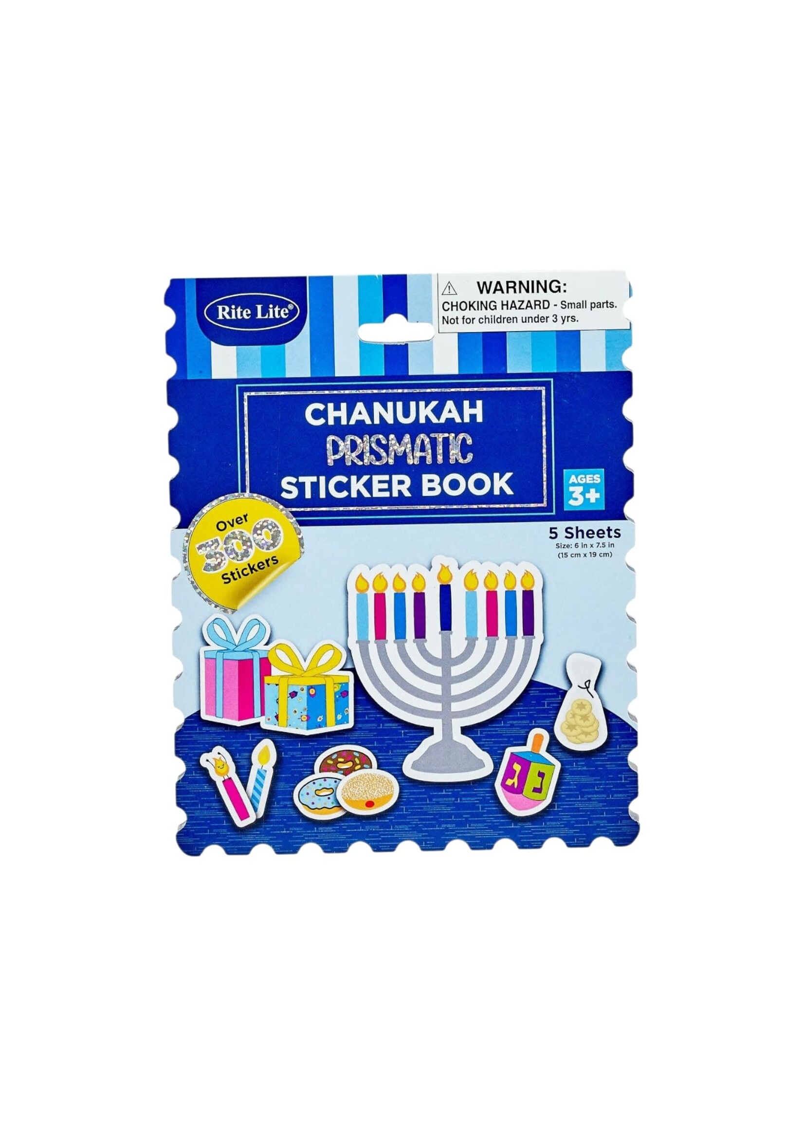 CHANUKAH PRISMATIC STICKER BOOK