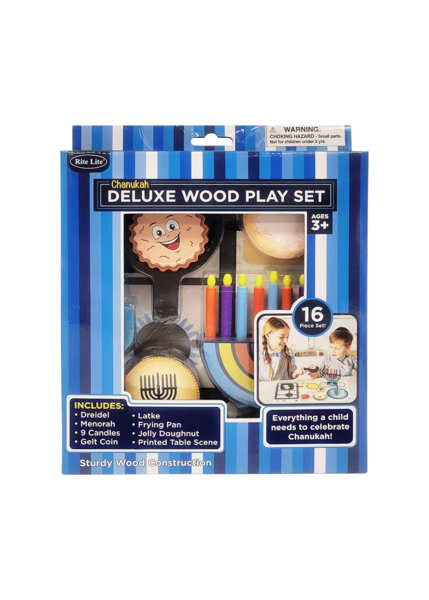 CHANUKAH  DELUXE WOOD PLAY SET