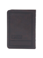 TEHILLIM FAUX LEATHER SOFTCOVER POCKET - BROWN