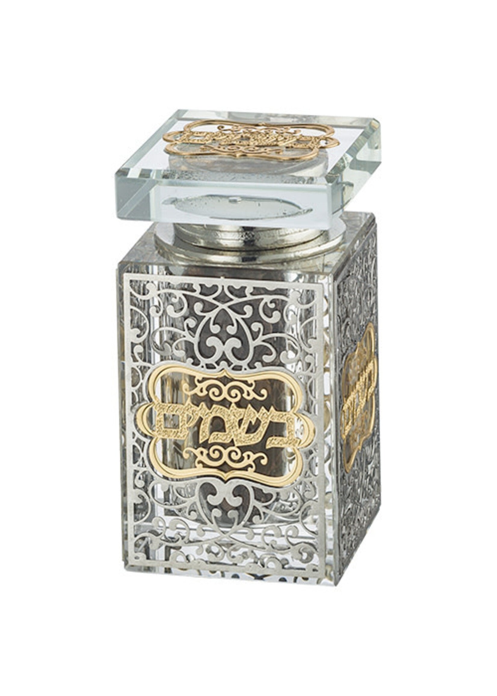 BESAMIM HOLDER CRYSTAL LASER CUT METAL DECAL